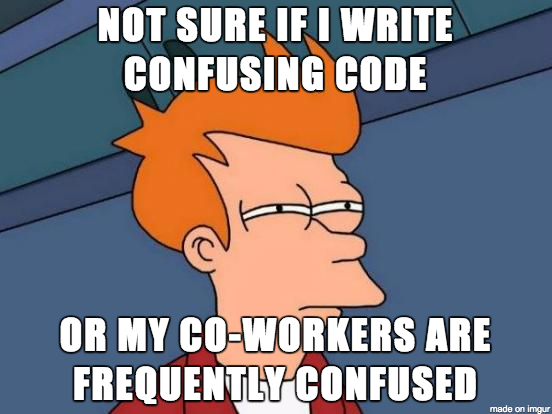 Probably confusing