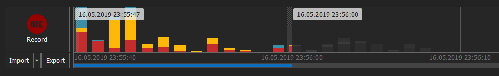 Parser range selector