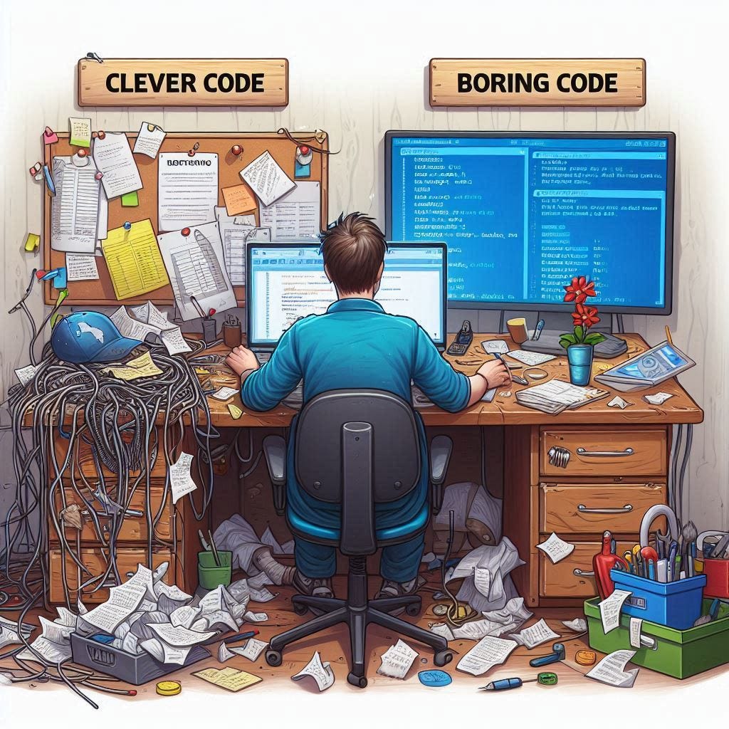 Write Boring Code